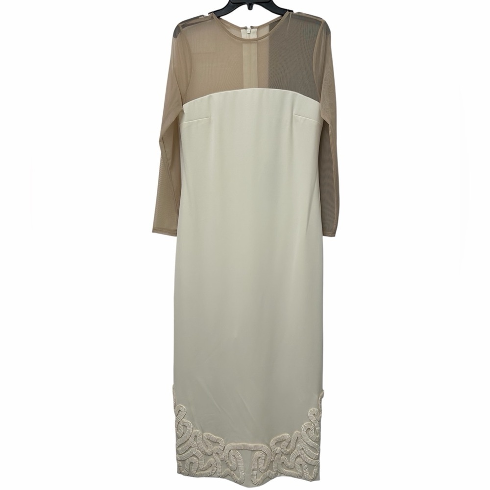 NWT ANTONIO MELANI x Elizabeth Damrich Babe Mesh Crepe Soutache Dress, Size 4 - Picture 5 of 16